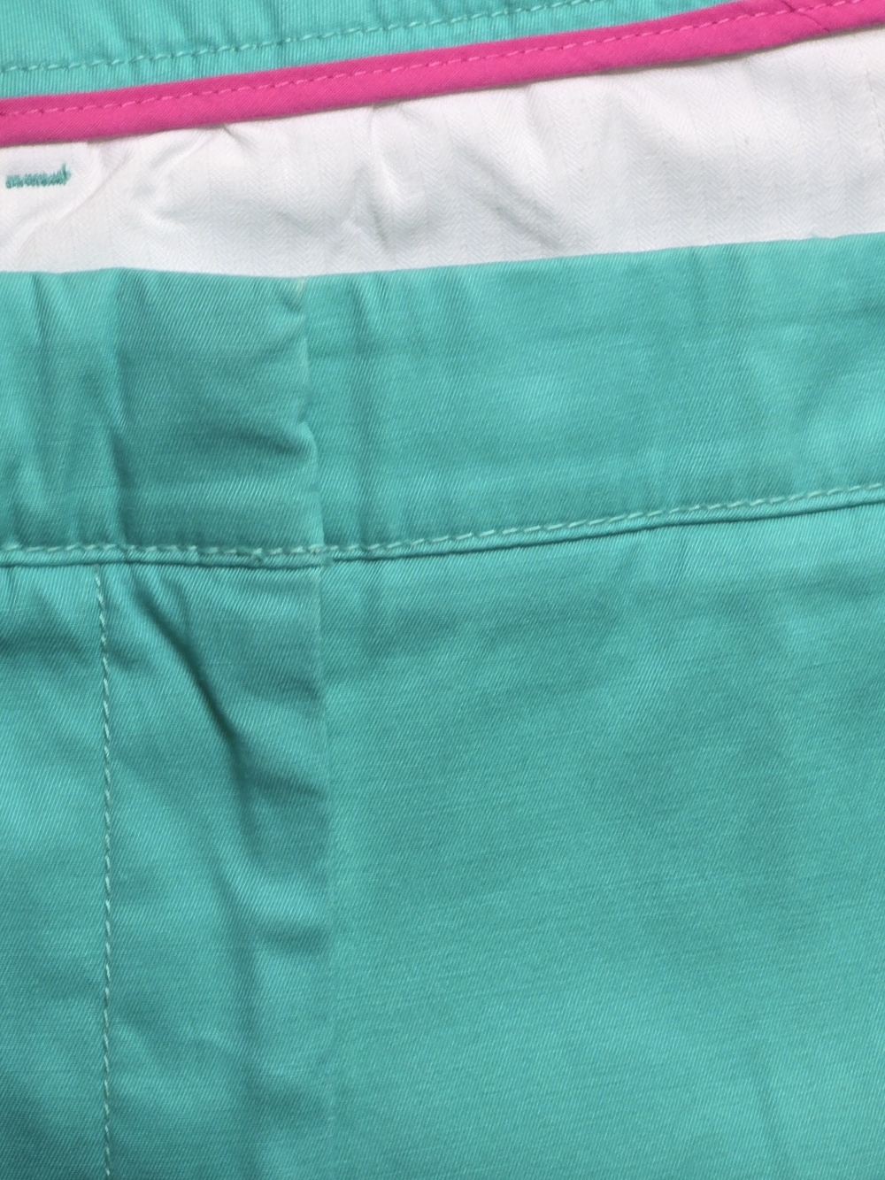 Talbots Teal Slim Straight Trousers - Picture 3 of 3